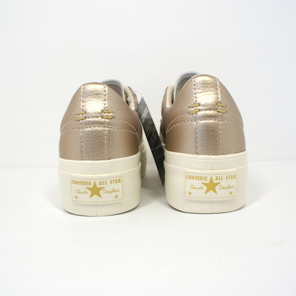 Converse Shoes - NEW! Converse One Star PLATFORM Sneakers Gold